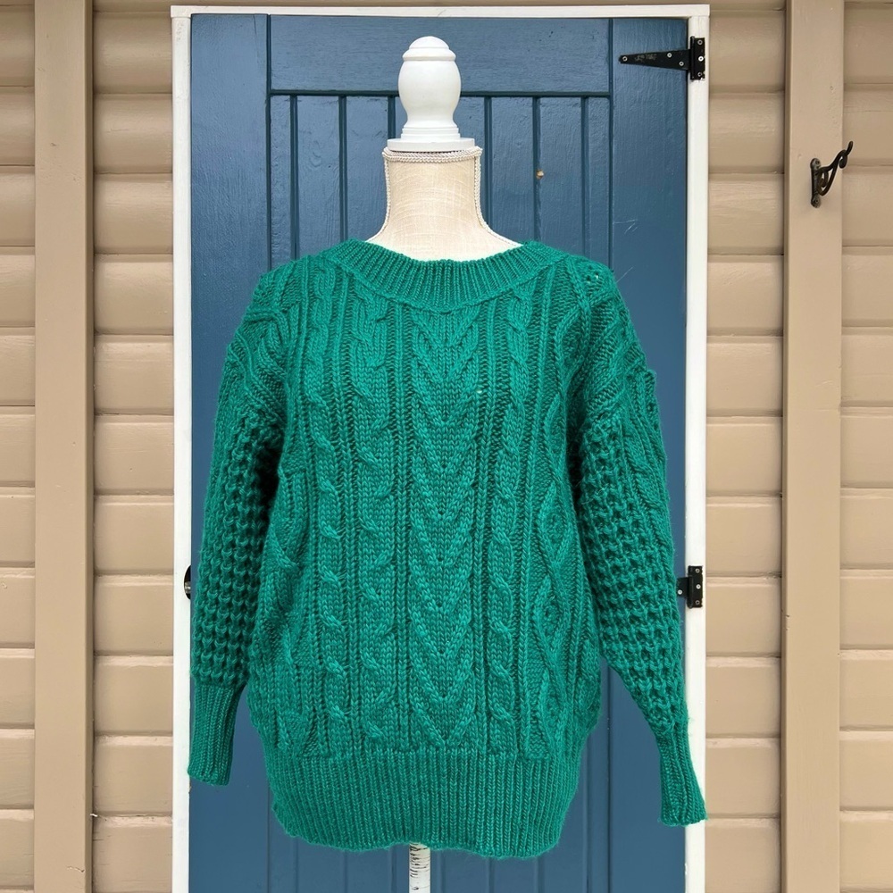 Vintage Album By Kenzo Chunky Cable Knit Sweater Women’s Size Medium